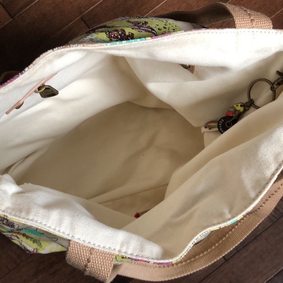 Sakroots Floral Koi Tote Bag - Picture 5 of 8